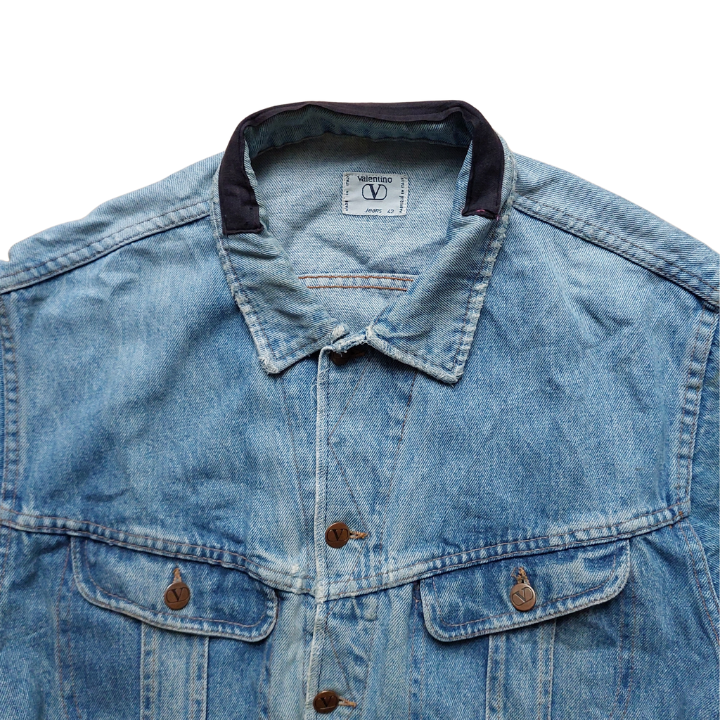 Valentino Denim Jacket – Light Blue