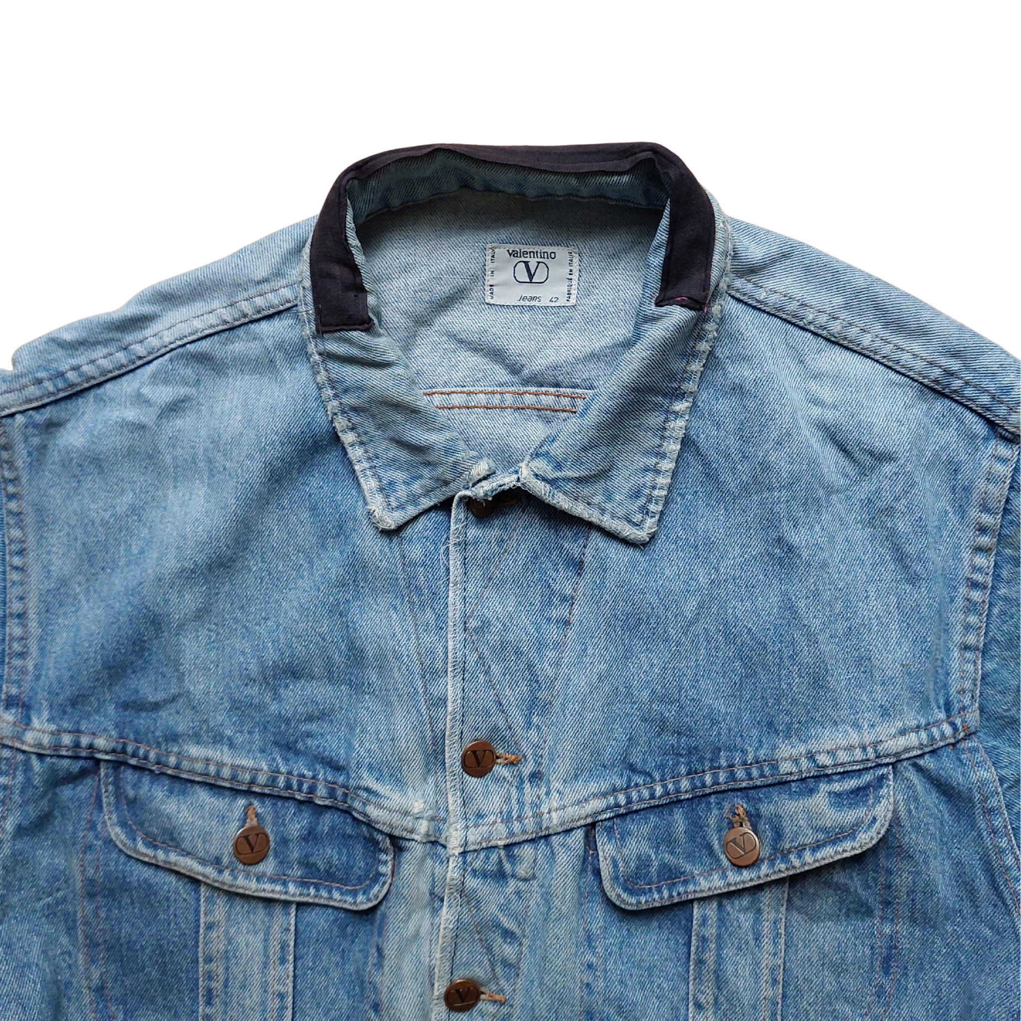 Valentino Denim Jacket – Light Blue