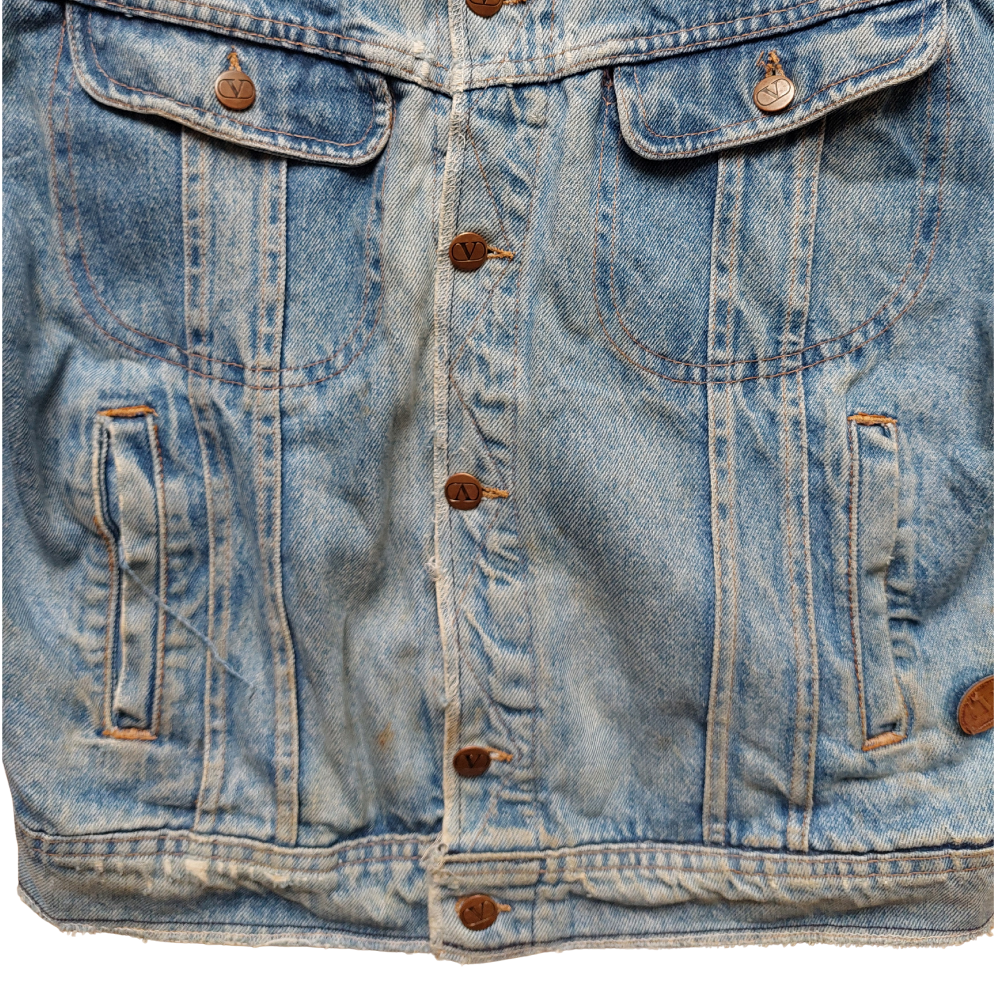 Valentino Denim Jacket – Light Blue