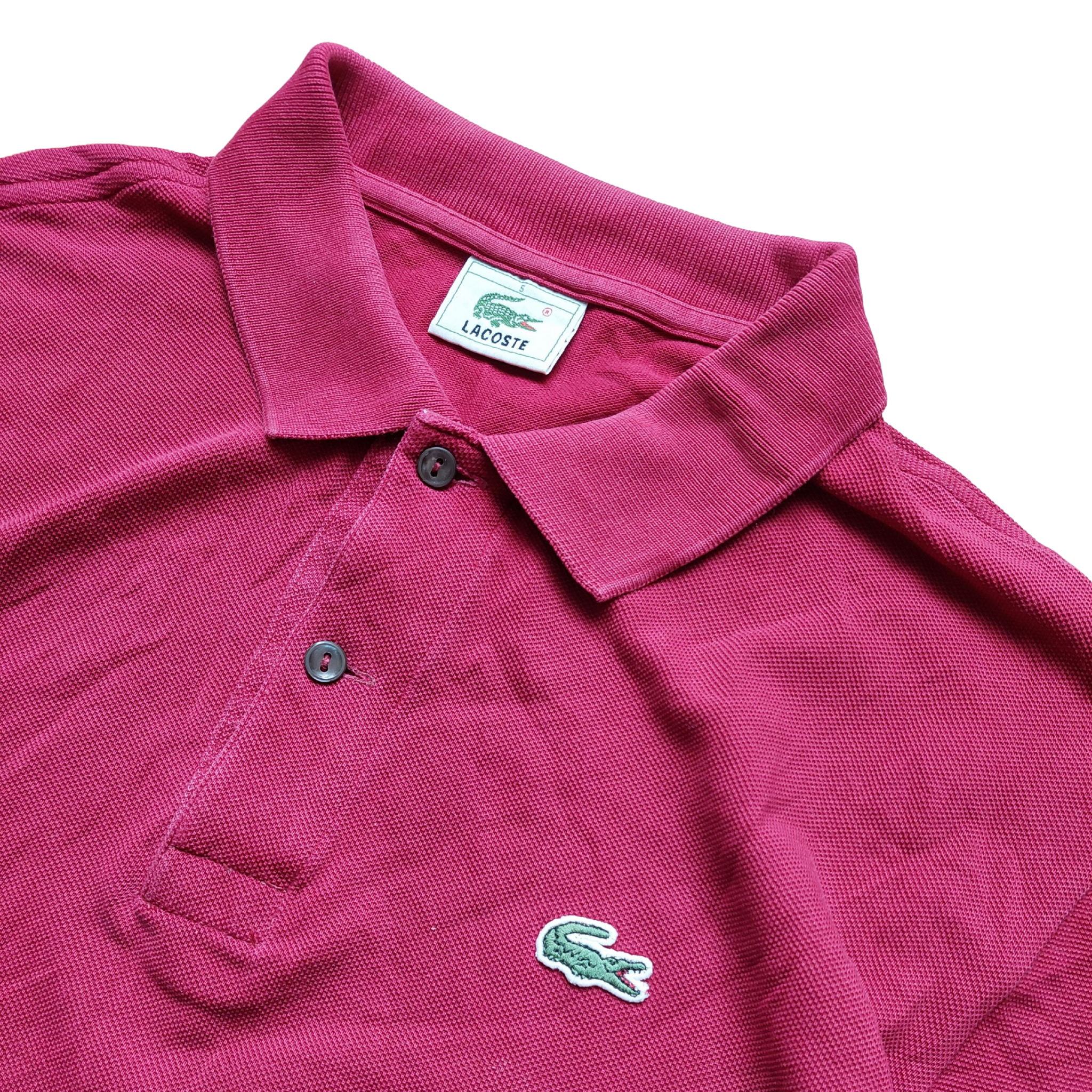 Lacoste Polo – Long Sleeve Pink