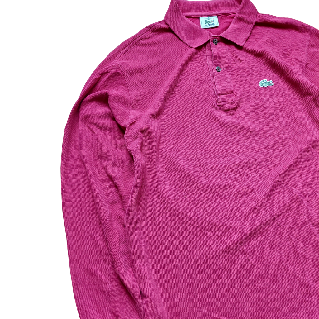 Lacoste Polo – Long Sleeve Pink