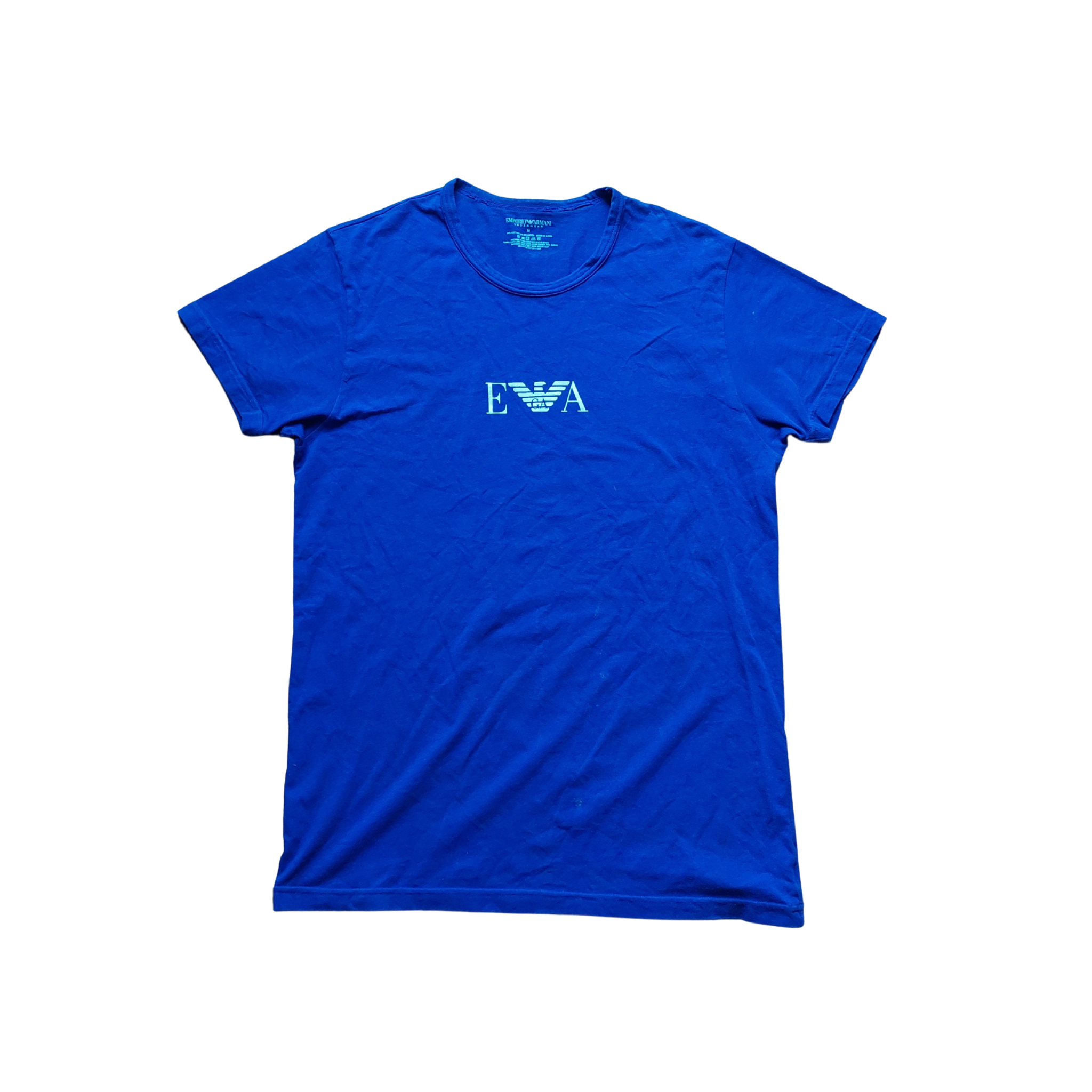 Emporio Armani T-Shirt – Blue Eagle Print