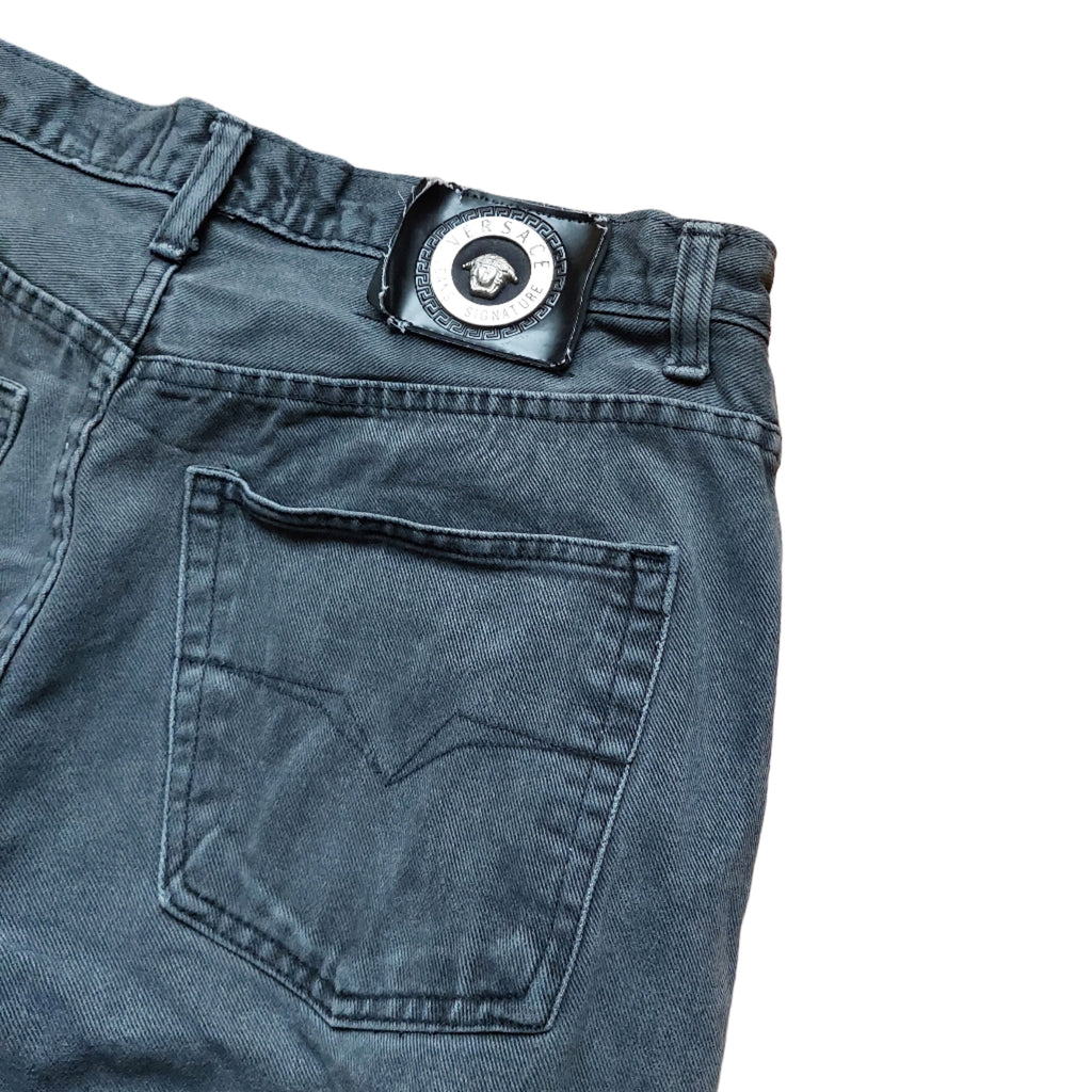 Grey Versace denim jeans
