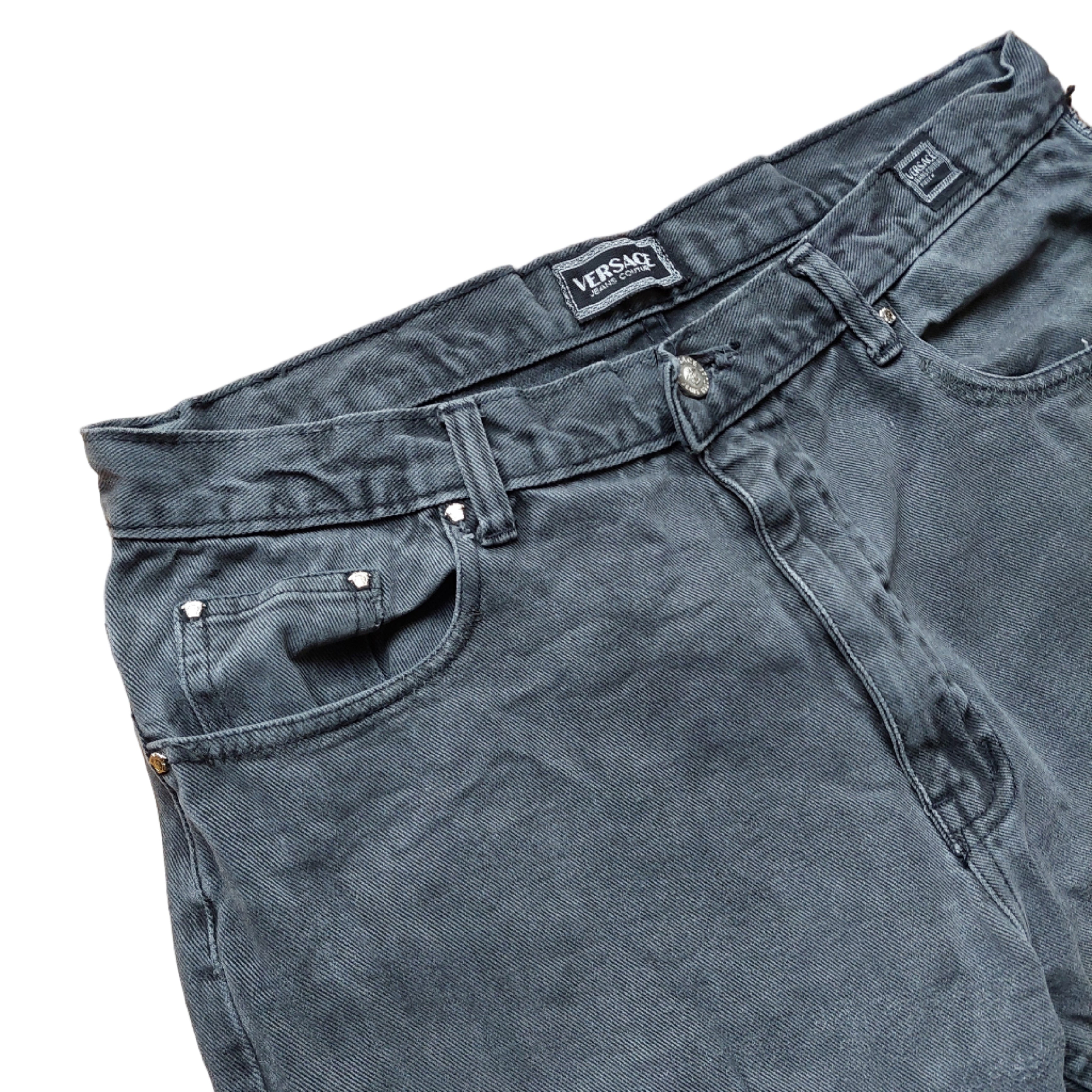 Grey Versace denim jeans