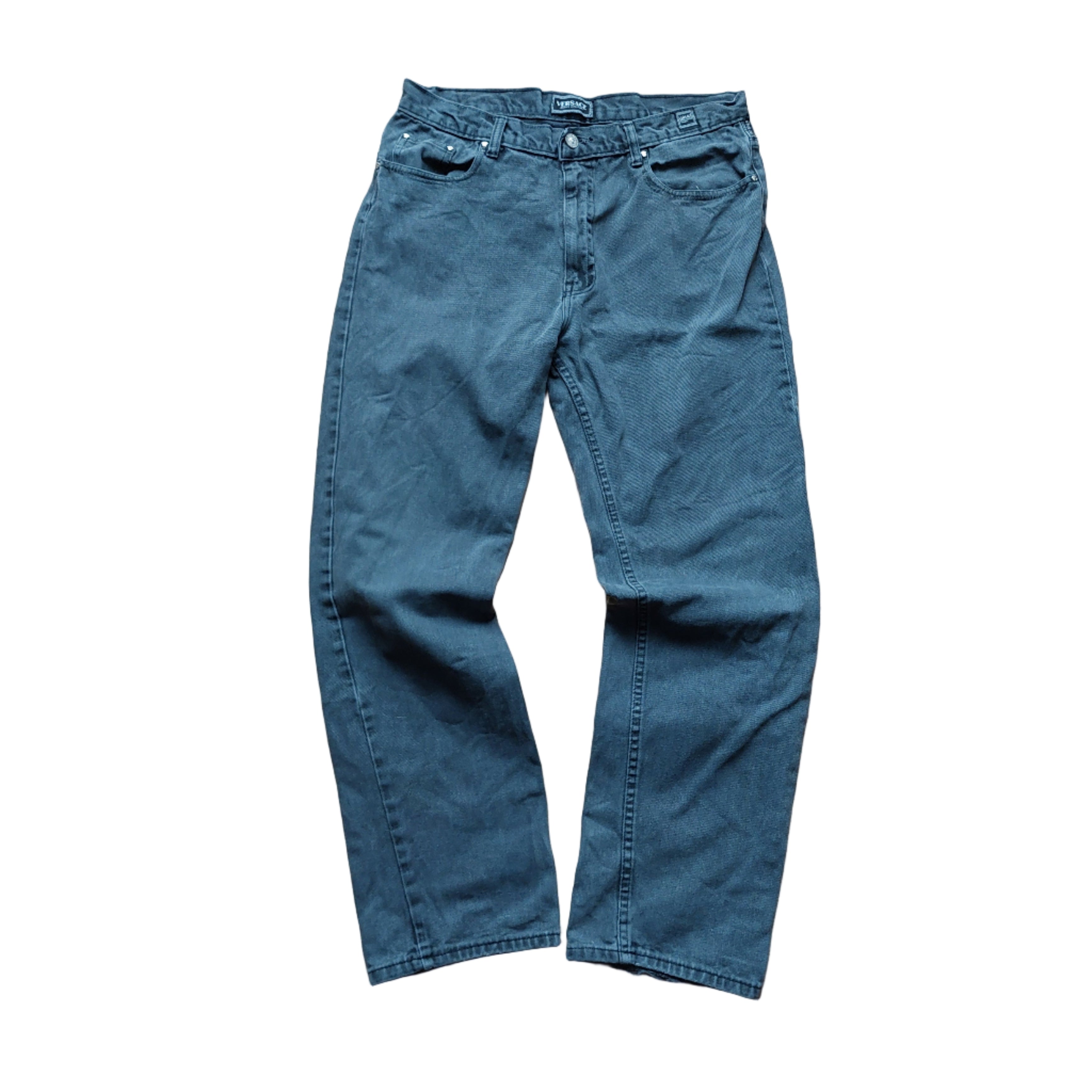 Grey Versace denim jeans